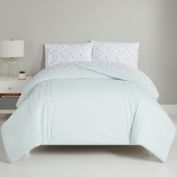 Simply Essential&trade; Pintucks 5-Piece Queen Comforter Set in Mint