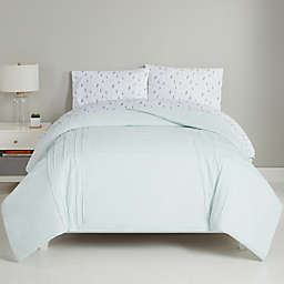 Simply Essential™ Pintucks 4-Piece Twin Comforter Set in Mint