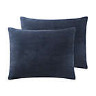 Alternate image 3 for Simply Essential&trade; Corduroy 3-Piece Reversible Full/Queen Comforter Set in Mood Indigo