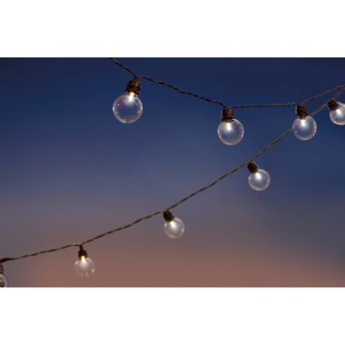 Simply Essential&trade; Cafe Solar 20-Count LED String Lights. View a larger version of this product image.