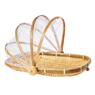 Simply Essential&trade; Bamboo Food Tent in Natural. View a larger version of this product image.