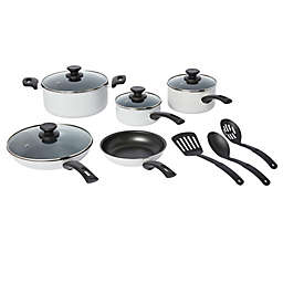 Simply Essential™ Nonstick Aluminum 12-Piece Cookware Set in Grey
