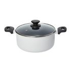 Alternate image 2 for Simply Essential&trade; Nonstick Aluminum 12-Piece Cookware Set in Grey