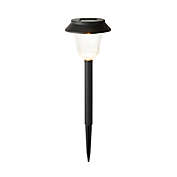 Simply Essential&trade; Traditional Solar Pathway Lights in Black (Set of 6)