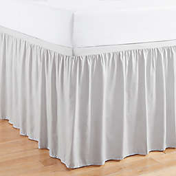 Simply Essential™ Full/Full XL Ruffled Bed Skirt in White