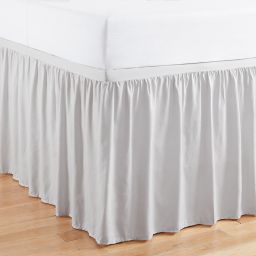 Simply Essential™ Full/Full XL Ruffled Bed Skirt in Grey