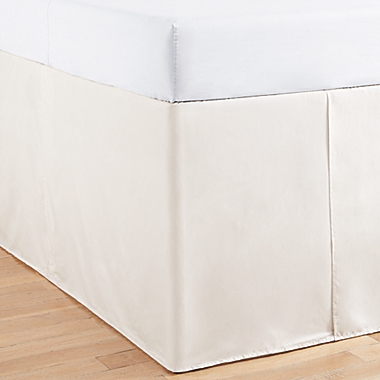 Simply Essential&trade; Full/Full XL Tailored Bed Skirt in White. View a larger version of this product image.