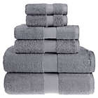 Alternate image 3 for Everhome&trade; Egyptian Towels 6-Piece Set in Sleet