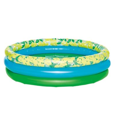 H for Happy&trade; 60-Inch x 60-Inch Lemon Inflatable Sunning Pool