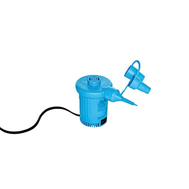 H for Happy&trade; Inflate-Mate Electric Air Pump in Blue. View a larger version of this product image.