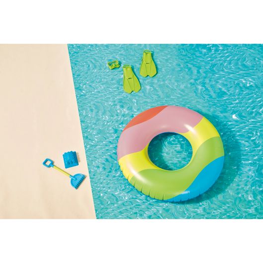 H for Happy Wavy Inflatable Pool Tube