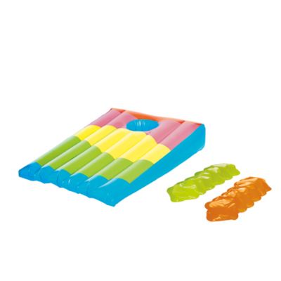 H for Happy&trade; Wavy Inflatable Cornhole Game