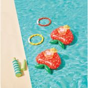 H for Happy&trade; Inflatable Drink Floats in Strawberry (Set of 2)