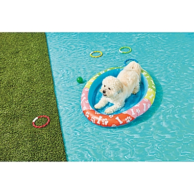 H for Happy&trade; Wavy Inflatable Dog Float. View a larger version of this product image.