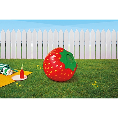 H for Happy&trade; Inflatable 3D Strawberry Sprinkler. View a larger version of this product image.