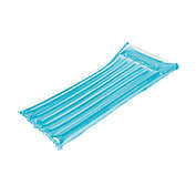 H for Happy&trade; Inflatable Pillow Raft in Blue/Clear