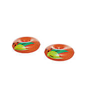 H for Happy&trade; Inflatable Drink Floats in Peach (Set of 2)