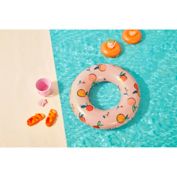 H for Happy&trade; Peach Inflatable Pool Tube