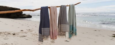 beach towel that filters sand