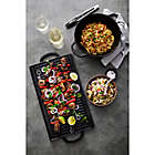 Alternate image 1 for Our Table&trade; Preseasoned Cast Iron Double Burner Grill in Black