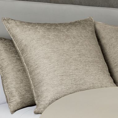 The Threadery&trade; Erased Jacquard European Pillow Sham in Natural. View a larger version of this product image.