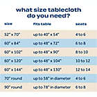 Alternate image 2 for Simply Essential&trade; Essentials 60-Inch x 84-Inch Oblong Tablecloth in White