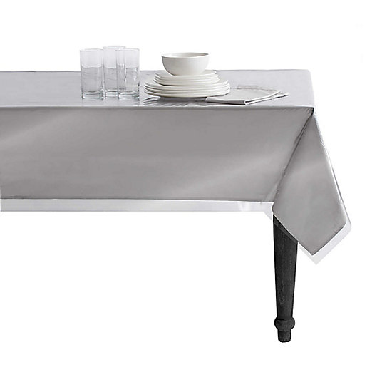 Clear Table Protector, 90 Round Clear Plastic Tablecloth