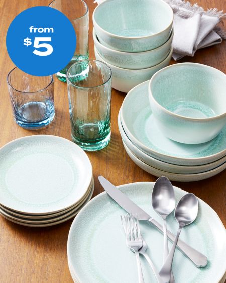Set the table with timeless, vintage-inspired dinnerware.