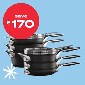 $170 off Calphalon® Premier™ nonstick 10pc cookware set