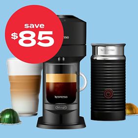 $85 off Nespresso® Vertuo Next coffee & esspresso maker by De'Longhi