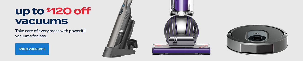 up to $120 off dyson vacuums