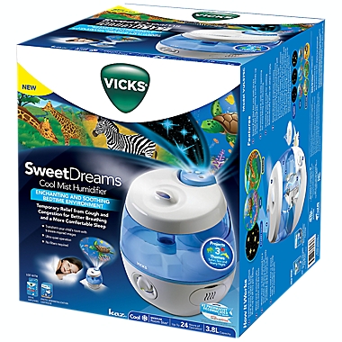 Vicks&reg; Sweet Dreams Cool Mist Humidifier in Blue. View a larger version of this product image.