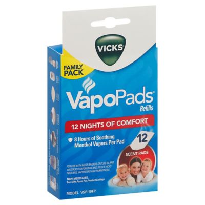 Vicks&reg; 12-Pack VapoPads&reg; Soothing Vapors Replacement Pads with Soothing Menthol Vapors