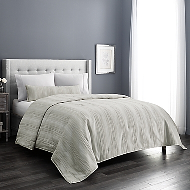 Wamsutta&reg; Collection Castella Full/Queen Coverlet in Silver. View a larger version of this product image.