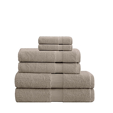 Everhome&trade; Egyptian Towels 6-Piece Set in Warm Sand. View a larger version of this product image.