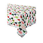 Alternate image 2 for H for Happy&trade; Holiday Christmas Tree Forest 60-Inch x 144-Inch Oblong Tablecloth