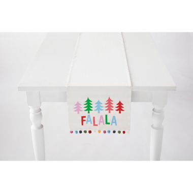 H for Happy&trade; Fa La La 72-Inch Reversible Christmas Table Runner. View a larger version of this product image.
