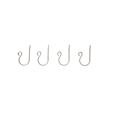H for Happy&trade; Mantel Christmas Stocking Hooks in Bronze (Set of 4)