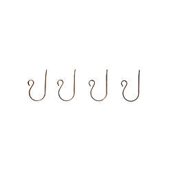 H for Happy™ Mantel Christmas Stocking Hooks in Bronze (Set of 4)