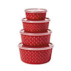 Alternate image 0 for H for Happy&trade; 4-Piece Holiday Food Prep Bowls Set in Red