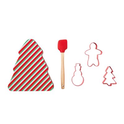 H for Happy&trade; 5-Piece Holiday Cookie Cutter &amp; Tin Set