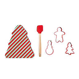 H for Happy™ 5-Piece Holiday Cookie Cutter & Tin Set