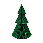 Alternate image 0 for H for Happy&trade; 16-Inch Large Paper Christmas Tree Figurine in Green