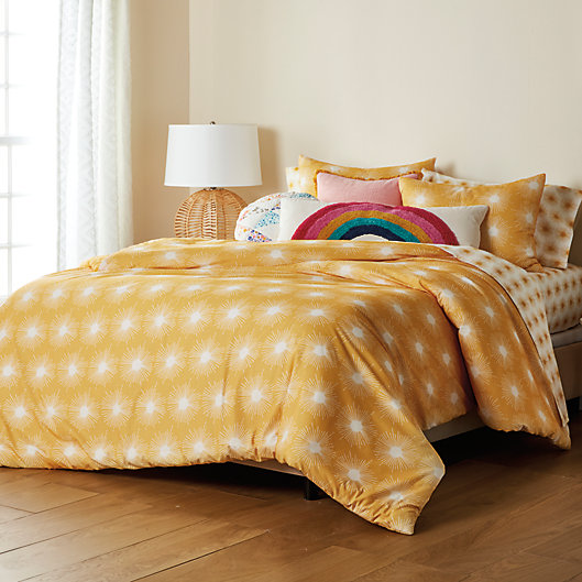 Alternate image 1 for Wild Sage™ Sofia 3-Piece Full/Queen Comforter Set in Burnt Yellow