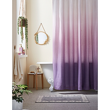 Wild Sage&trade; 72-Inch x 72-Inch Maylin Ombr&eacute; Shower Curtain in Pink/Purple. View a larger version of this product image.