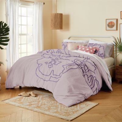 Wild Sage&trade; Corinna 3-Piece King Comforter Set in Purple
