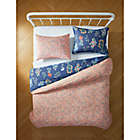 Alternate image 3 for Wild Sage&trade; Maeve Floral 3-Piece Reversible Full/Queen Comforter Set in Blue Multi