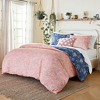 Wild Sage&trade; Maeve Floral 3-Piece Reversible Full/Queen Comforter Set in Blue Multi. View a larger version of this product image.