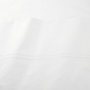 Nestwell&trade; Washed Cotton Percale 180-Thread-Count Queen Sheet Set in White. View a larger version of this product image.