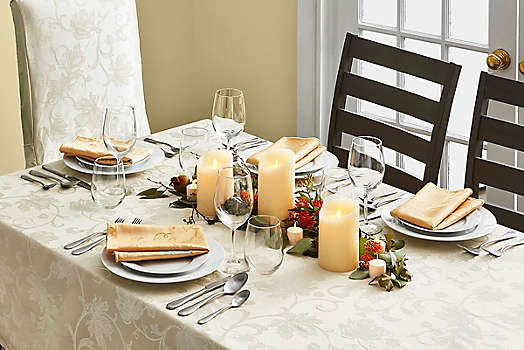 Thanksgiving Table Linens Cover All, Dining Room Table Centerpieces Bed Bath And Beyond